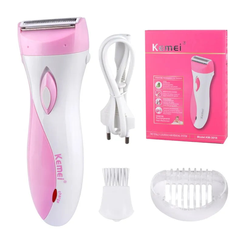 Portable Kemei Electric Epilator Shaving Device