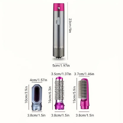 5-in-1 Hair Dryer Comb Hair Curling Straightening Comb Hair Styling Comb Multifunctional Hair Straightener Curler