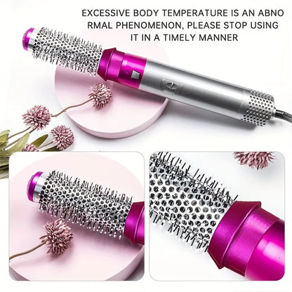 5-in-1 Hair Dryer Comb Hair Curling Straightening Comb Hair Styling Comb Multifunctional Hair Straightener Curler
