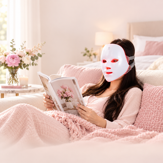 NoMoWrinkler 7-Colour LED Light Therapy Face Mask – USB Rechargeable