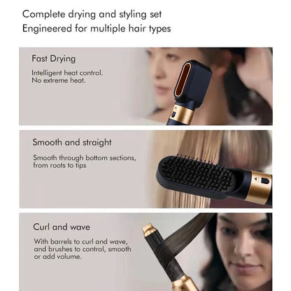 New Hair Dryer 5 in1 Multi Hair Styler With Hair Brush Hairdryer