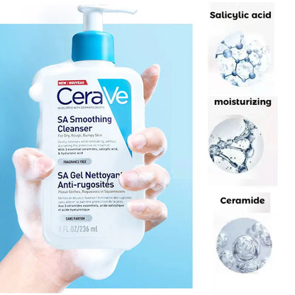 CeraVe Foam Facial Cleanser Hydrating Body Lotion Salicylic Acid Amino Acid Whitening Moisturizing Foaming Cleanser Oily Dry
