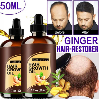 Powerful Hair Growth Oil Prevent Hair Loss Products Essence Liquid Treatment for Men and Women Repair Shampoo Hair Care