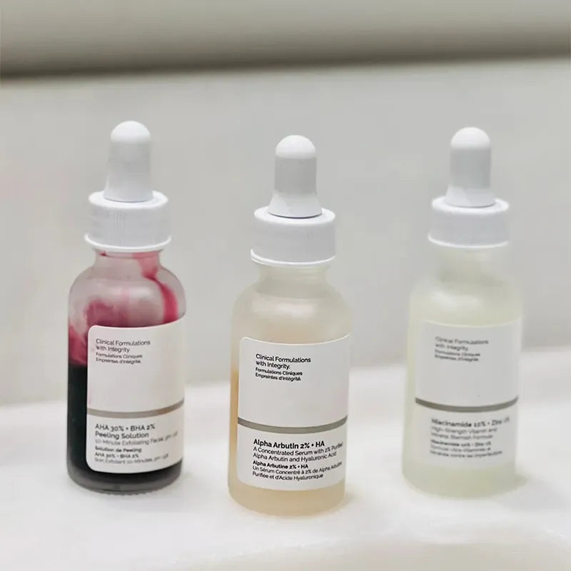 the Ordinary AHA 30% BHA 2% Exfoliating Fruit Acid Essence Remove Acne Mark Vitamin Moisturizes Tightens Soften Skin Care