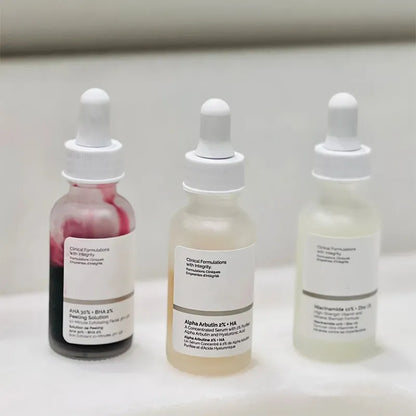 the Ordinary AHA 30% BHA 2% Exfoliating Fruit Acid Essence Remove Acne Mark Vitamin Moisturizes Tightens Soften Skin Care