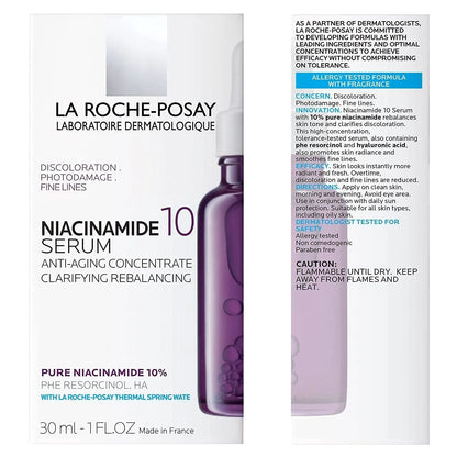 30ml Original La Roche-Posay  Essence RETINOL B3/HYALU B5/NIACINAMIDE 10/CICAPLAST B5/VC10 Serum Face Whitening Facial Skin Care