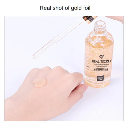 24K Gold Infusion Face Serum for Skin Hydration, Pore Minimization, and Firming"