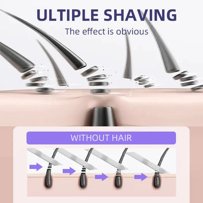Portable Kemei Electric Epilator Shaving Device