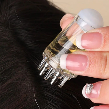 Portable Scalp Comb Massager & Oil Applicator