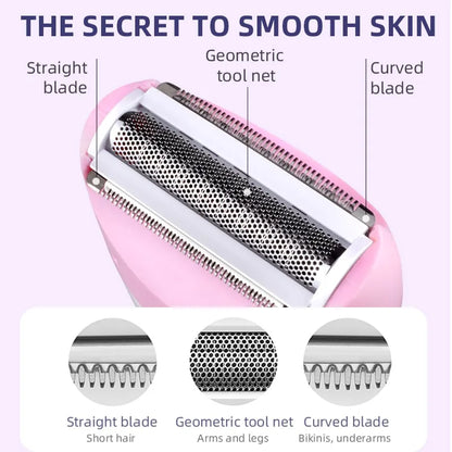 Portable Kemei Electric Epilator Shaving Device