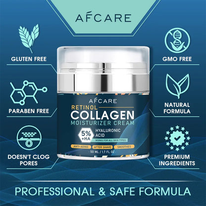 Instant Retinol Lifting Firming Cream Collagen Wrinkle Remover Face Cream For Men Moisturizer Whitening Brighten Skin Products