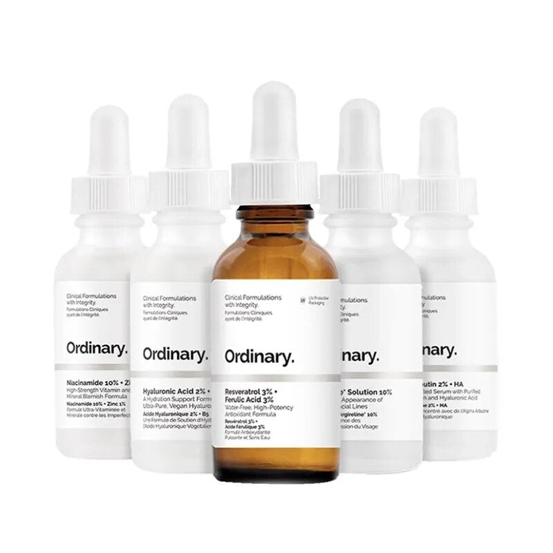 the Ordinary AHA 30% BHA 2% Exfoliating Fruit Acid Essence Remove Acne Mark Vitamin Moisturizes Tightens Soften Skin Care